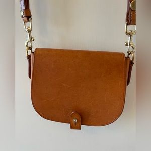 Beautiful Italian-Made Calf Leather Crossbody (small)